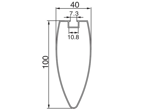 子弹头挂片 40W-100H