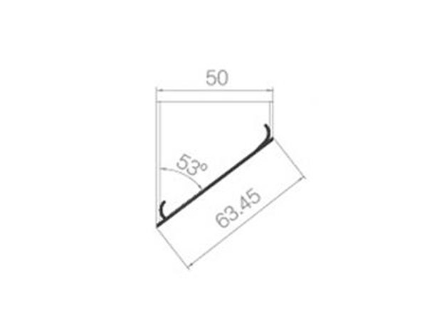 方通封头 50底方通37封头