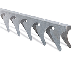 R-shaped buckle external sun shading keel