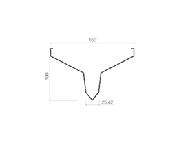 V-shaped hanging piece-160-90