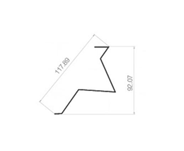Mountain type hanging piece-92-120