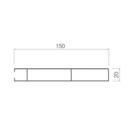 吊件槽方通-20-150