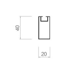 吊件槽方通-20-40